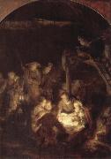 The Adoration of the Shepherds REMBRANDT Harmenszoon van Rijn